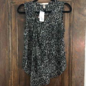 Forever 21 Chiffon Pattern Tank Top